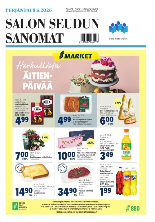 Salon Seudun Sanomat 8.5.2026