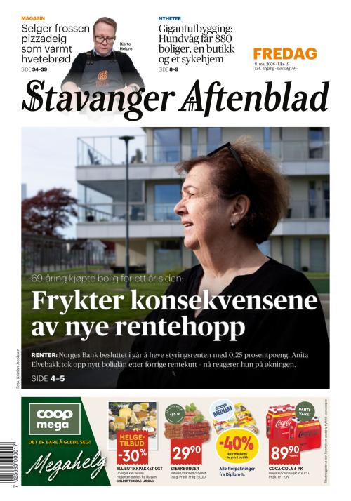 Stavanger Aftenblad 8.5.2026