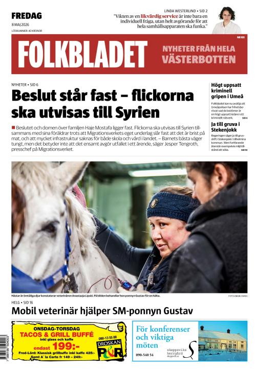 Folkbladet (Västerbotten) (SE) 8.5.2026