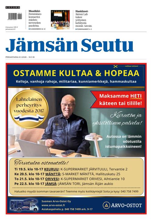 Jämsän Seutu ja Vekkari 8.5.2026