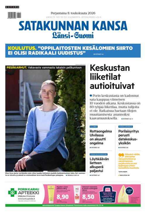 Satakunnan Kansa Länsi-Suomi 8.5.2026