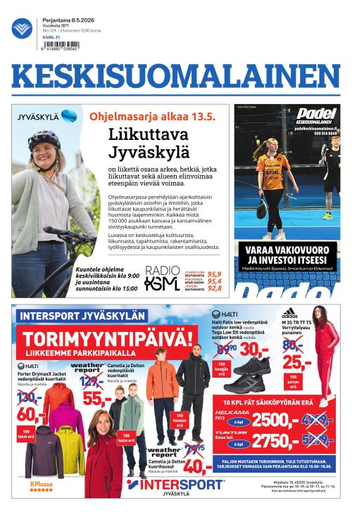 Keskisuomalainen 8.5.2026