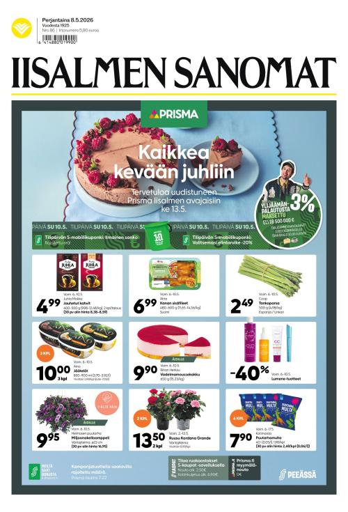 Iisalmen Sanomat 8.5.2026