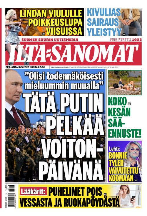 Ilta-Sanomat 8.5.2026