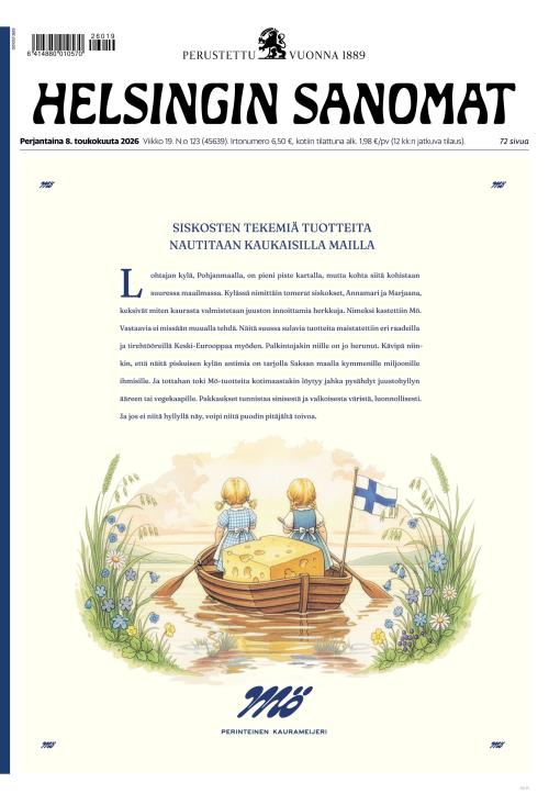 Helsingin Sanomat 8.5.2026