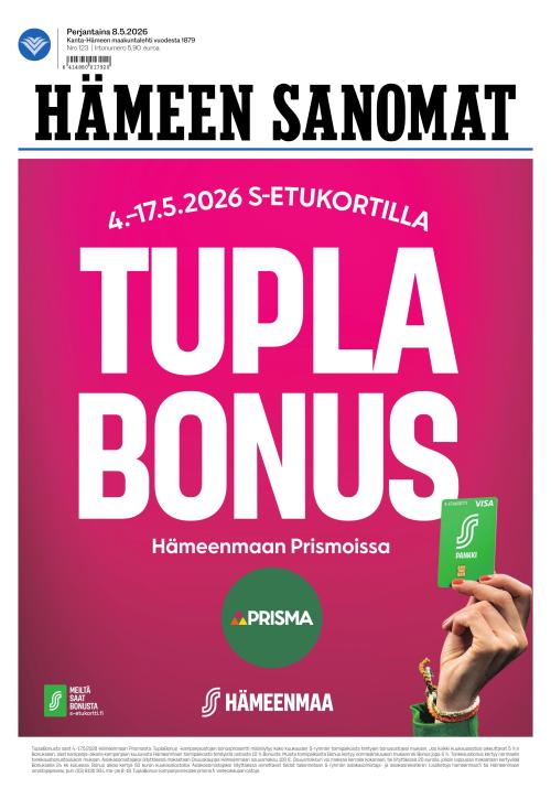 Hämeen Sanomat 8.5.2026