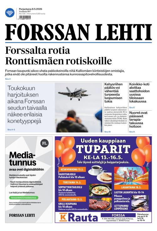 Forssan Lehti 8.5.2026