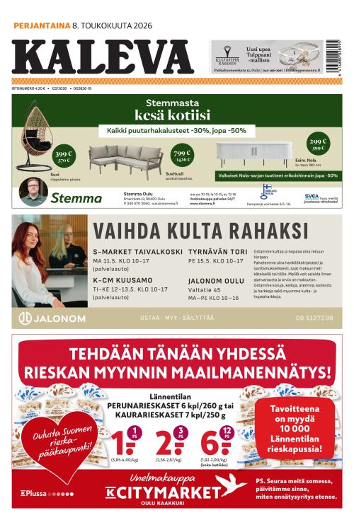 Kaleva 8.5.2026