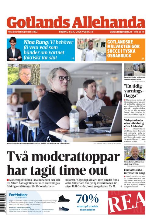 Gotlands Allehanda 8.5.2026