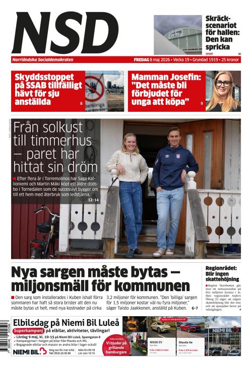 Norrländska Socialdemokraten 8.5.2026