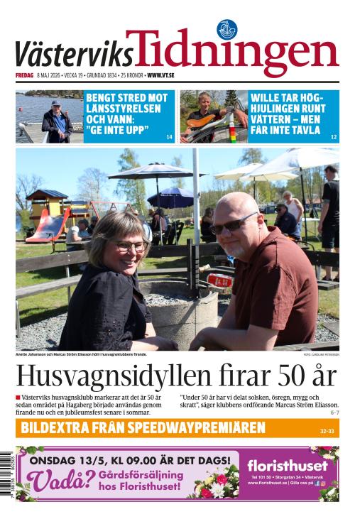 Västerviks-Tidningen 8.5.2026