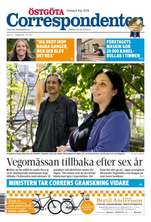 Östgöta Correspondenten 8.5.2026