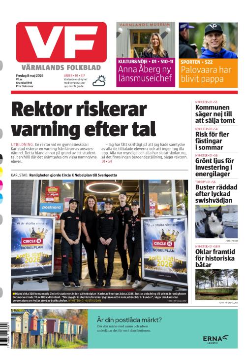 Värmlands Folkblad 8.5.2026