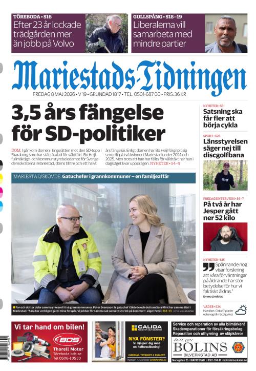Mariestads-Tidningen 8.5.2026