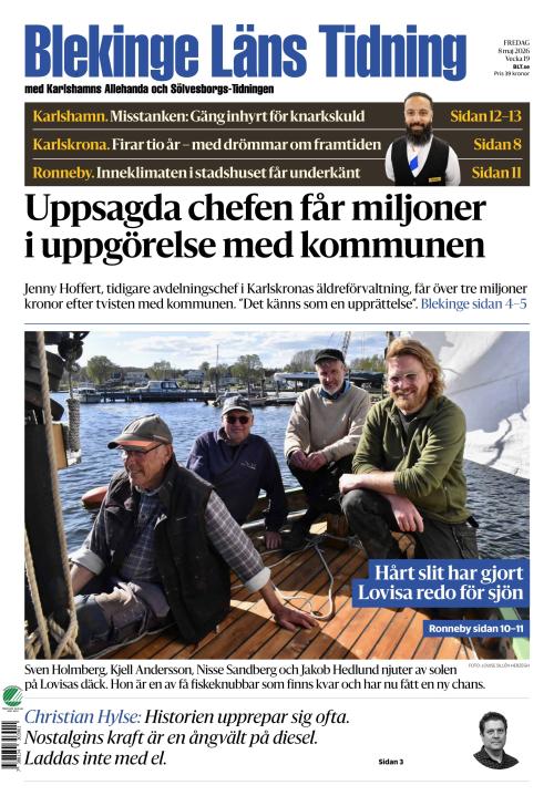 Blekinge Läns Tidning 8.5.2026