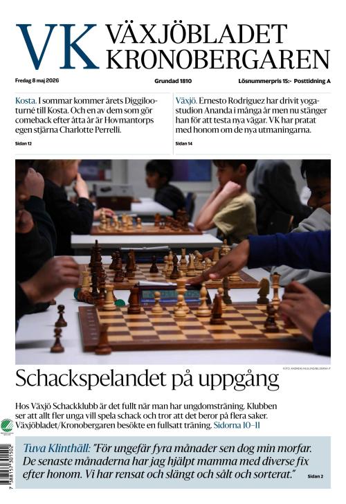 Växjöbladet Kronobergaren 8.5.2026