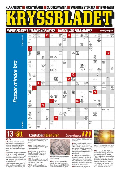 Aftonbladet Lördag 9.5.2026