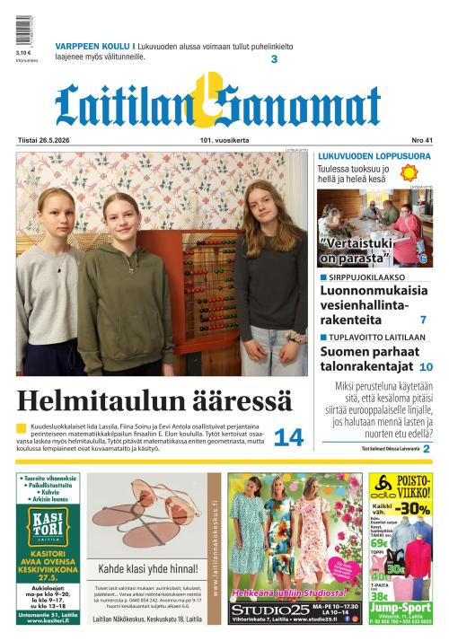 Laitilan Sanomat 26.5.2026