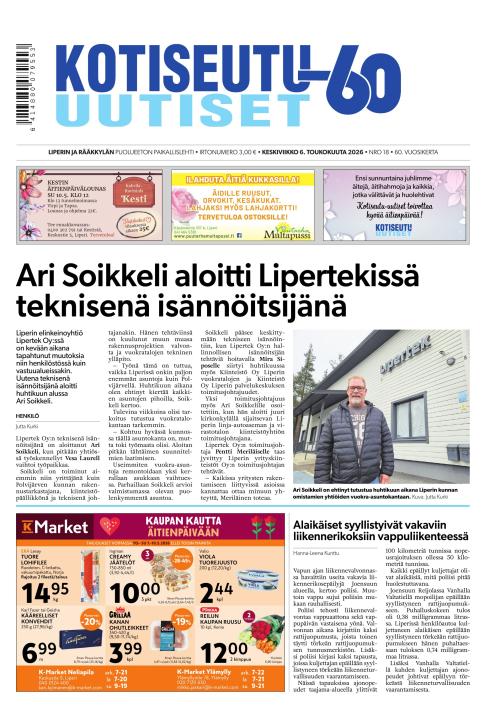 Kotiseutu-uutiset 6.5.2026