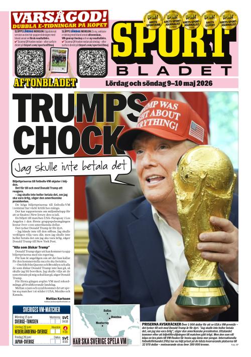 Aftonbladet Sportbladet 9.5.2026