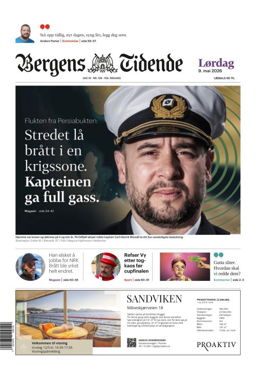 Bergens Tidende 9.5.2026