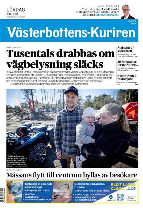 Västerbottens-Kuriren (SE) 9.5.2026