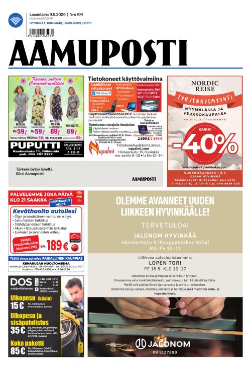 Aamuposti 9.5.2026