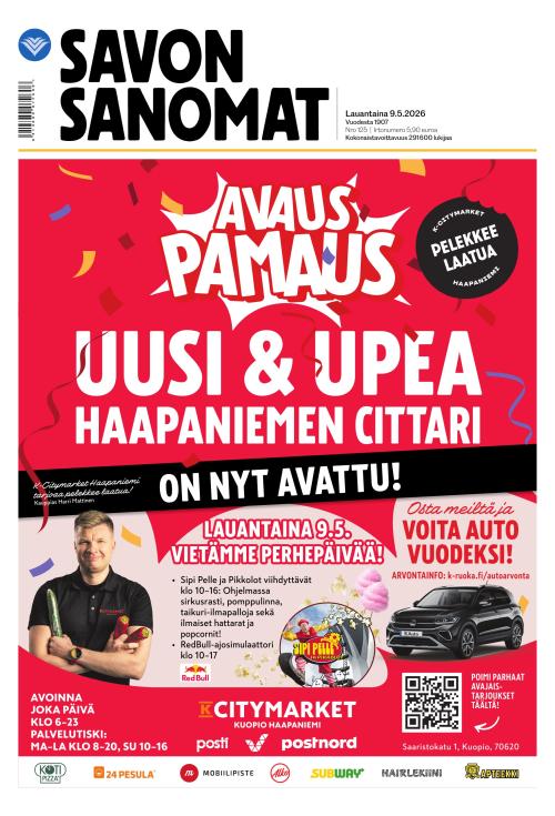 Savon Sanomat 9.5.2026