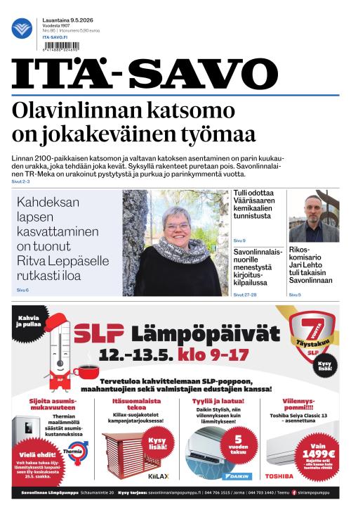 Itä-Savo 9.5.2026