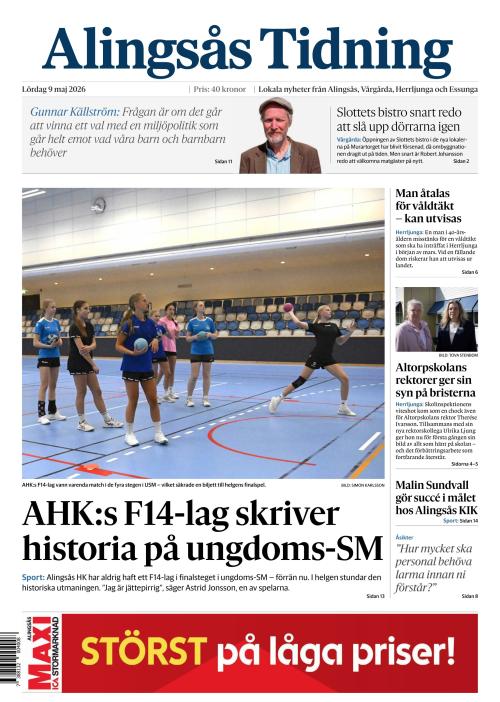Alingsås Tidning 9.5.2026