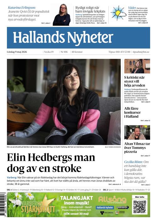 Hallands Nyheter 9.5.2026