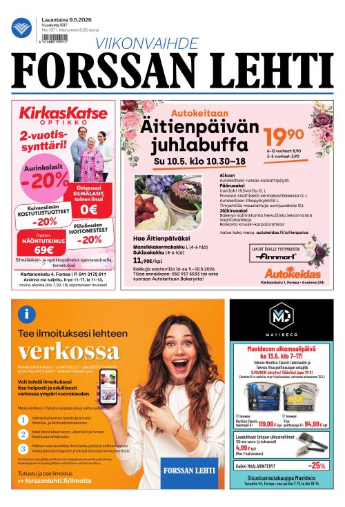 Forssan Lehti 9.5.2026
