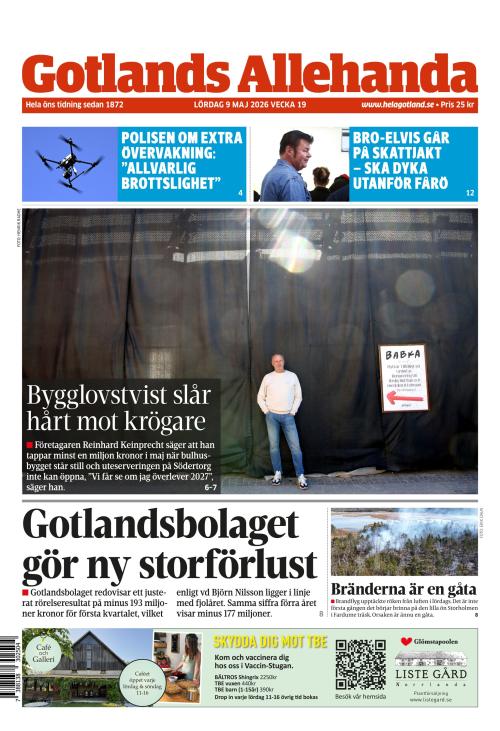Gotlands Allehanda 9.5.2026