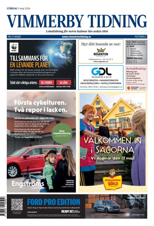 Vimmerby Tidning / Kinda-Posten 9.5.2026