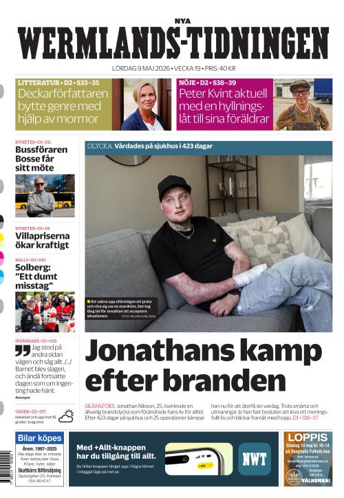 Nya Wermlands-Tidningen 9.5.2026