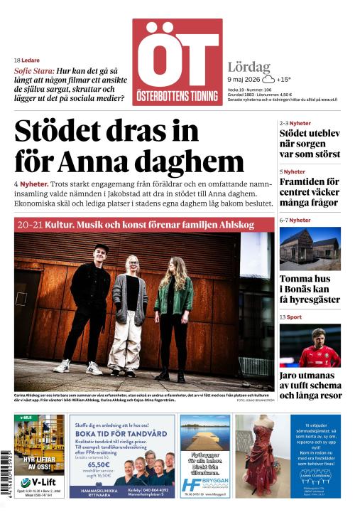 Österbottens Tidning 9.5.2026