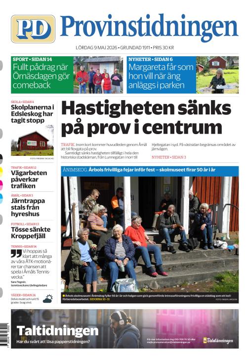 Provinstidningen Dalsland 9.5.2026