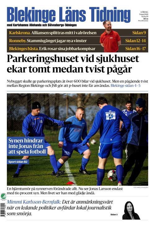 Blekinge Läns Tidning 9.5.2026