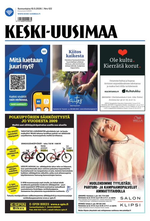 Keski-Uusimaa 10.5.2026