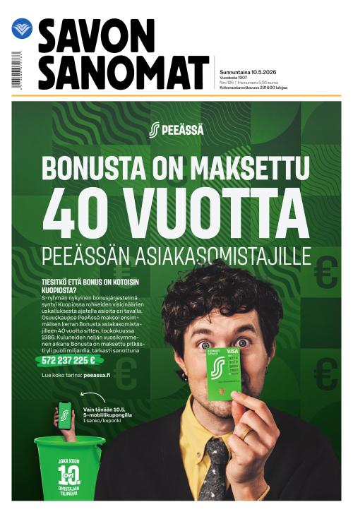 Savon Sanomat 10.5.2026