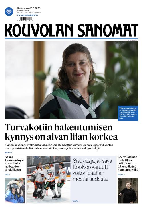 Kouvolan Sanomat 10.5.2026