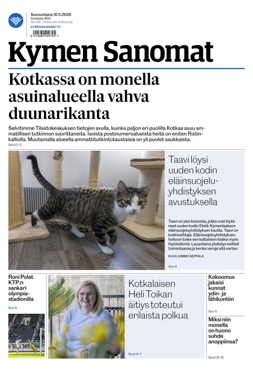 Kymen Sanomat 10.5.2026