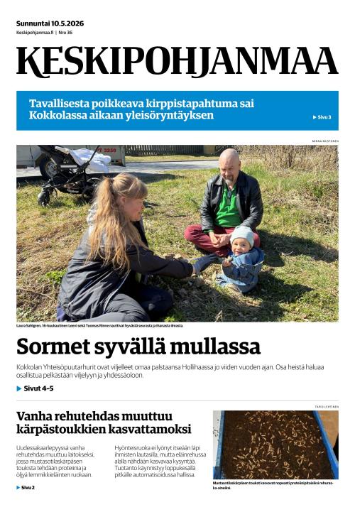 Keskipohjanmaa 10.5.2026