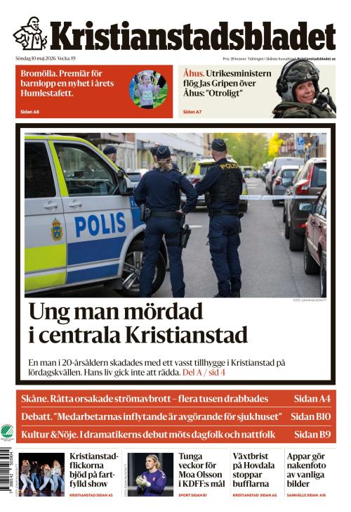 Kristianstadsbladet 10.5.2026