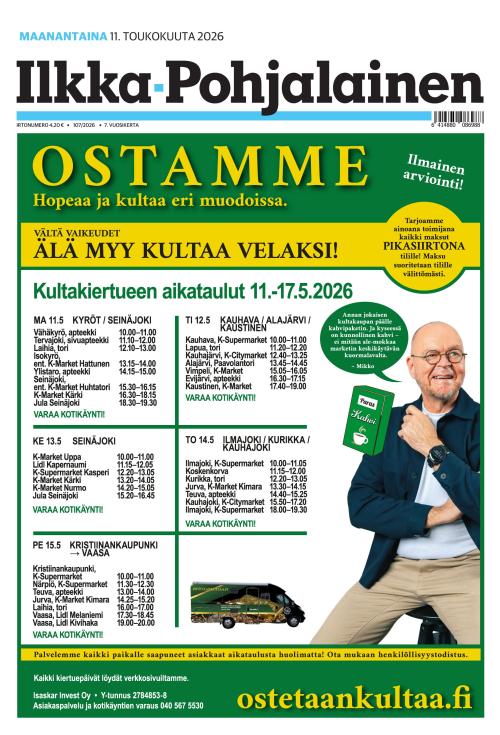 Ilkka-Pohjalainen 11.5.2026