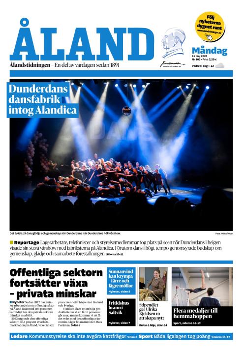 Ålandstidningen 11.5.2026