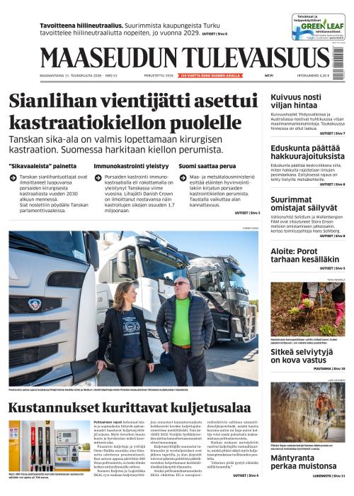 Maaseudun Tulevaisuus 11.5.2026