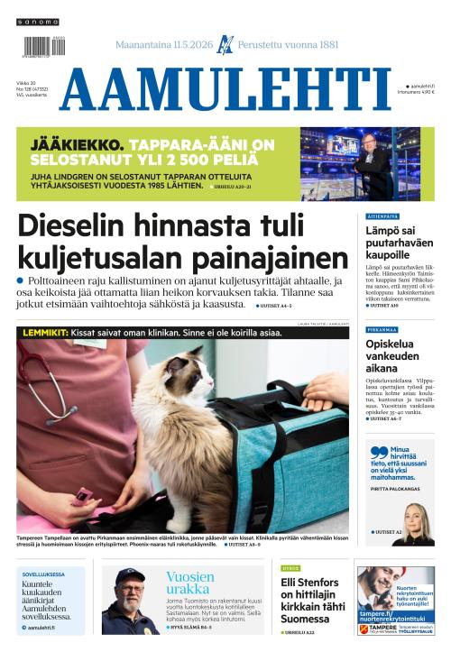 Aamulehti 11.5.2026