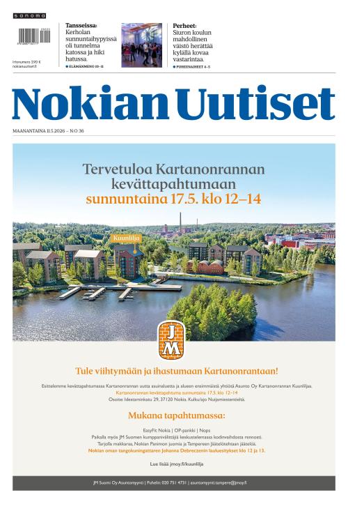Nokian Uutiset 11.5.2026
