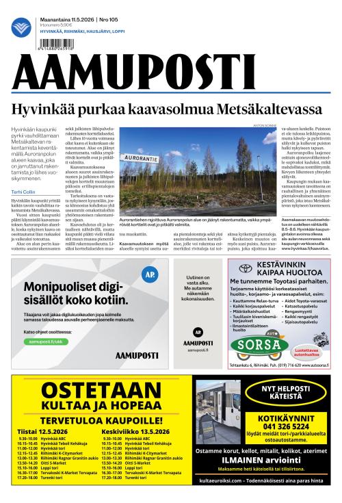 Aamuposti 11.5.2026